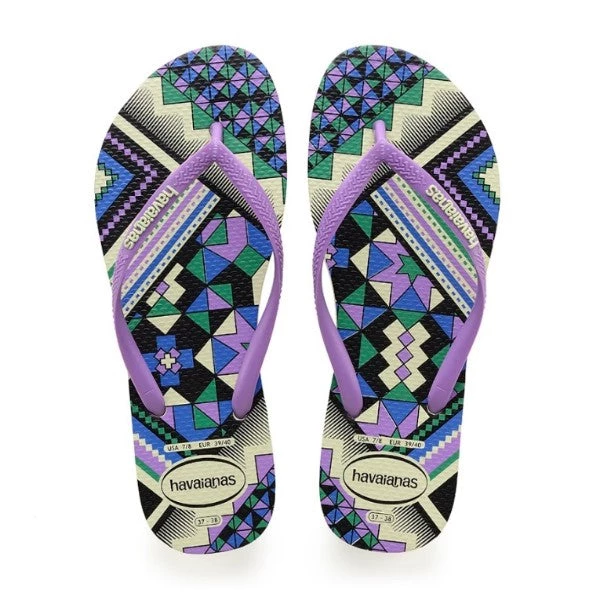 HAVAIANAS - Ladies Slim Tribal (Green Apple) 3 HAVAIANAS - Ladies Slim Tribal (Green Apple)