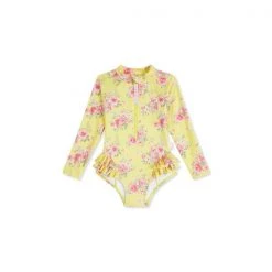 SEAFOLLY - Girl's Paradise Garden Ruffle Hip Paddlesuit Beach & Leisure