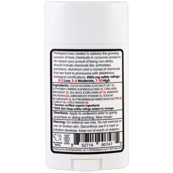 THINKSPORT - Natural Deodorant Skin Care 12 THINKSPORT - Natural Deodorant Skin Care