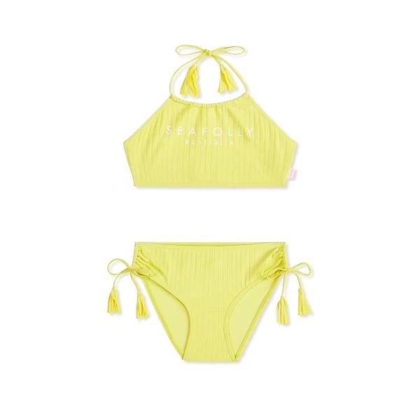 SEAFOLLY - Girl's Summer Essential Tasselled Bikini 5 SEAFOLLY - Girl's Summer Essential Tasselled Bikini