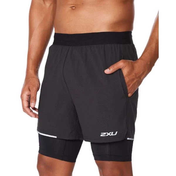 2XU - Men's Aero 2-In-1 5" Shorts Run/Trail 6 2XU - Men's Aero 2-In-1 5" Shorts Run/Trail
