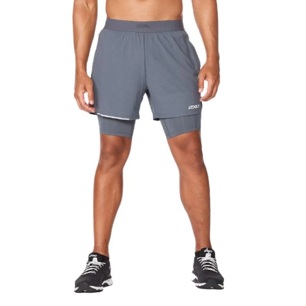 2XU - Men's Aero 2-In-1 5" Shorts Run/Trail 7 2XU - Men's Aero 2-In-1 5" Shorts Run/Trail