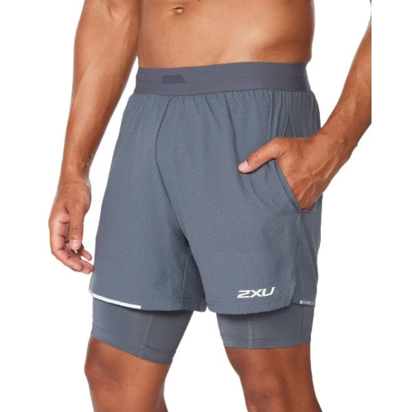 2XU - Men's Aero 2-In-1 5" Shorts Run/Trail 10 2XU - Men's Aero 2-In-1 5" Shorts Run/Trail