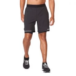 Escapade Online Sales 24 2XU - Men's Aero 2-In-1 7" Shorts Run/Trail