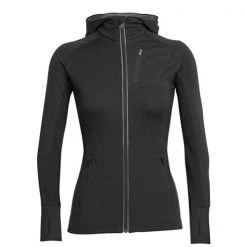 Run/Trail ICEBREAKER - Women's Quantum Long Sleeve Zip Hood