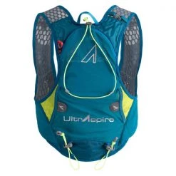 Nutrition/Hydration ULTRASPIRE - Alpha 4.0 Race Vest (Emerald Blue/Lime)