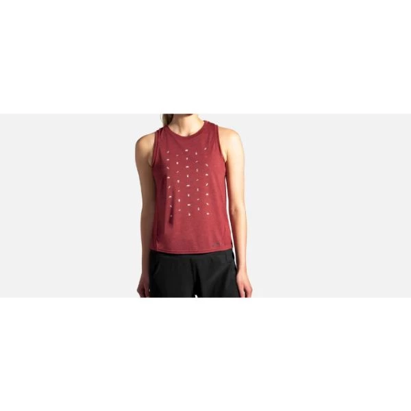 Run/Trail BROOKS - Women's Distance Graphics Tank 9 Run/Trail BROOKS - Women's Distance Graphics Tank
