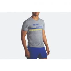 BROOKS - Men's Distance Graphic Short Sleeve T-Shirt Run/Trail 20 BROOKS - Men's Distance Graphic Short Sleeve T-Shirt Run/Trail
