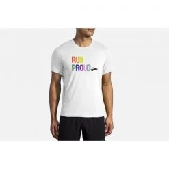 BROOKS - Men's Distance Graphic Short Sleeve T-Shirt Run/Trail