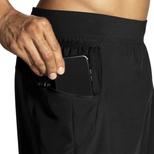 Run/Trail BROOKS - Men's Sherpa 5" 2-in-1 Shorts 23 Run/Trail BROOKS - Men's Sherpa 5" 2-in-1 Shorts