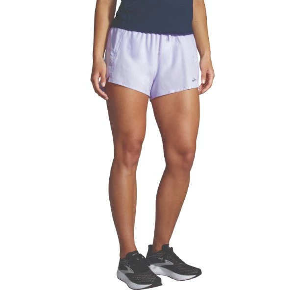 BROOKS - Women's Chaser 3" Shorts (W/ Elastic Logo Waistband) 6 BROOKS - Women's Chaser 3" Shorts (W/ Elastic Logo Waistband)