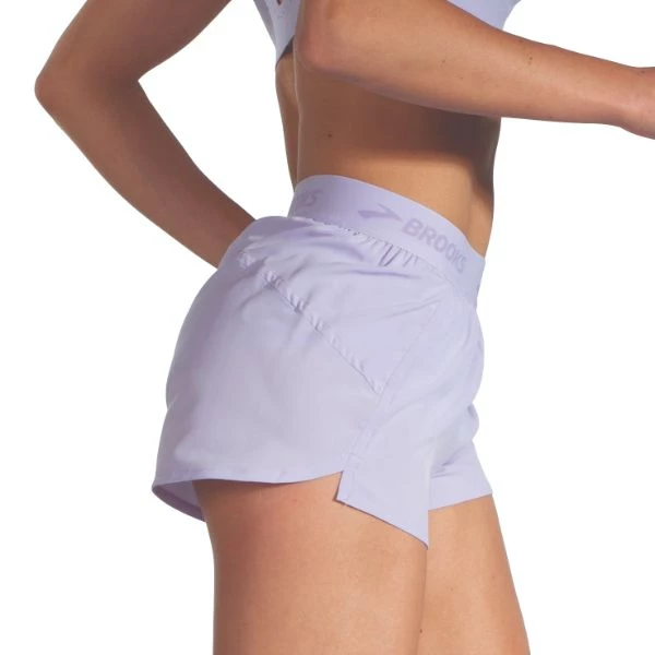 BROOKS - Women's Chaser 3" Shorts (W/ Elastic Logo Waistband) 5 BROOKS - Women's Chaser 3" Shorts (W/ Elastic Logo Waistband)