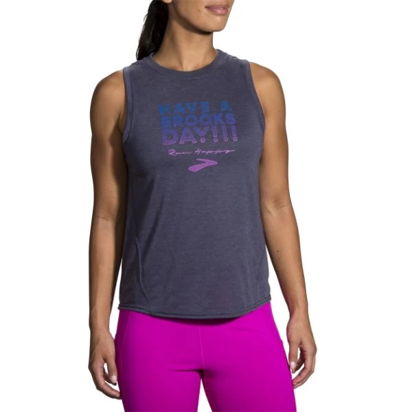 Run/Trail BROOKS - Women's Distance Graphics Tank 4 Run/Trail BROOKS - Women's Distance Graphics Tank