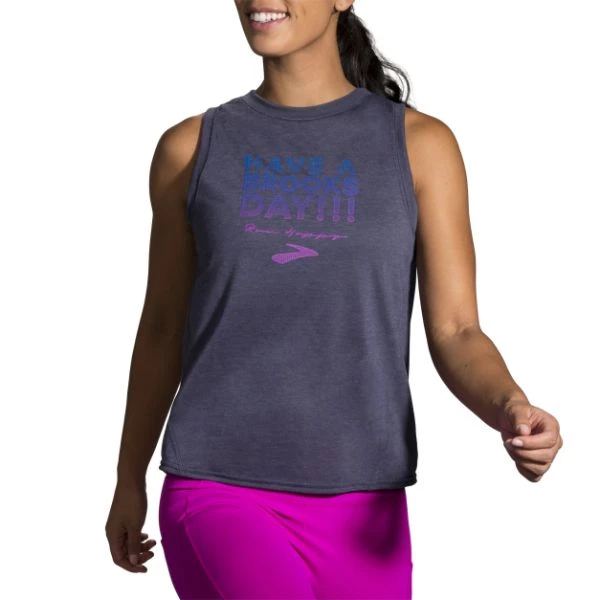 Run/Trail BROOKS - Women's Distance Graphics Tank 5 Run/Trail BROOKS - Women's Distance Graphics Tank