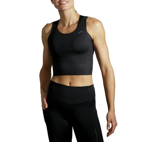 BROOKS - Women's Run Within Crop Tank Run/Trail 8 BROOKS - Women's Run Within Crop Tank Run/Trail