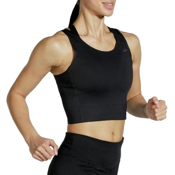 BROOKS - Women's Run Within Crop Tank Run/Trail 4 BROOKS - Women's Run Within Crop Tank Run/Trail