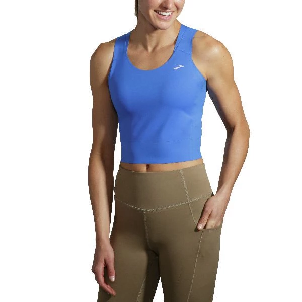 BROOKS - Women's Run Within Crop Tank Run/Trail 11 BROOKS - Women's Run Within Crop Tank Run/Trail