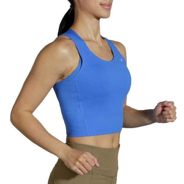 BROOKS - Women's Run Within Crop Tank Run/Trail 12 BROOKS - Women's Run Within Crop Tank Run/Trail