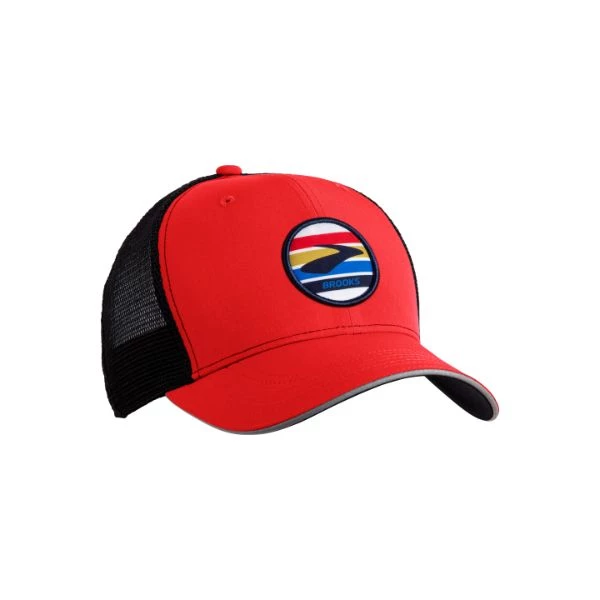 Running BROOKS - Discovery Trucker Hat (Jamberry / Path Stripe) 3 Running BROOKS - Discovery Trucker Hat (Jamberry / Path Stripe)