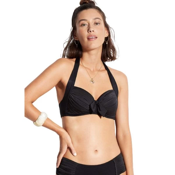 SEAFOLLY - Soft Cup Halter Bikini Set Beach & Leisure 7 SEAFOLLY - Soft Cup Halter Bikini Set Beach & Leisure