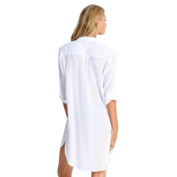 SEAFOLLY - Crinkle Twill Beach Shirt 10 SEAFOLLY - Crinkle Twill Beach Shirt
