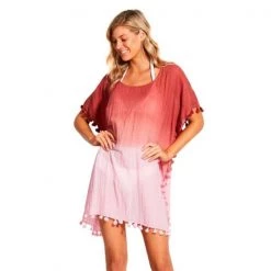 Beachwear SEAFOLLY - Dip Dye Kaftan (Rust/Pink)