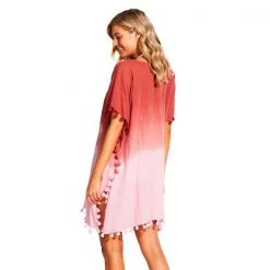 Beachwear SEAFOLLY - Dip Dye Kaftan (Rust/Pink)