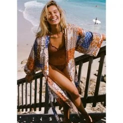 Beach & Leisure SEAFOLLY - El Dorado Patchwork Kimono 9 Beach & Leisure SEAFOLLY - El Dorado Patchwork Kimono