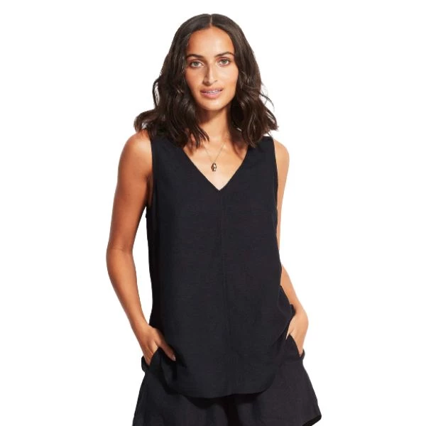 SEAFOLLY - Essential Linen Top 6 SEAFOLLY - Essential Linen Top