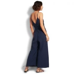 SEAFOLLY - Double Cloth Jumpsuit Beachwear