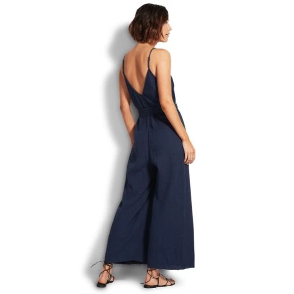 SEAFOLLY - Double Cloth Jumpsuit Beachwear 4 SEAFOLLY - Double Cloth Jumpsuit Beachwear