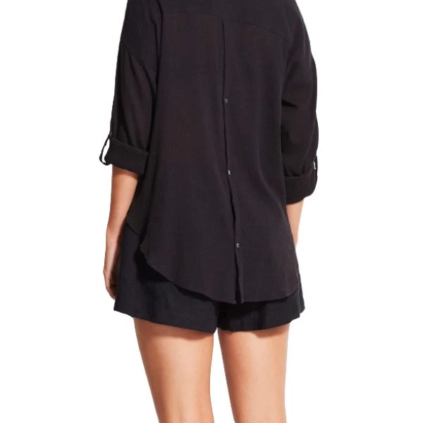 SEAFOLLY - Essential Linen Short Beachwear 5 SEAFOLLY - Essential Linen Short Beachwear