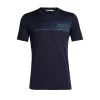 ICEBREAKER - Men's Tech Lite Short Sleeve Crewe Glacial Lines