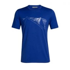 ICEBREAKER - Men's Tech Lite Short Sleeve Crewe Peak In Reach Run/Trail