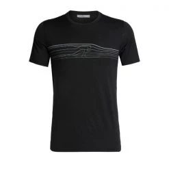 Run/Trail ICEBREAKER - Men's Tech Lite Short Sleeve Crewe Ski Racer