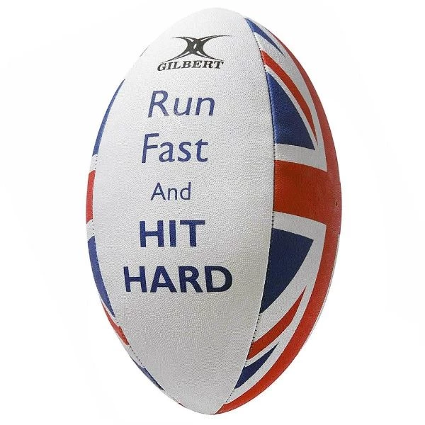 GILBERT - Supporter Rugby Ball Hit Hard Team Sports 3 GILBERT - Supporter Rugby Ball Hit Hard Team Sports