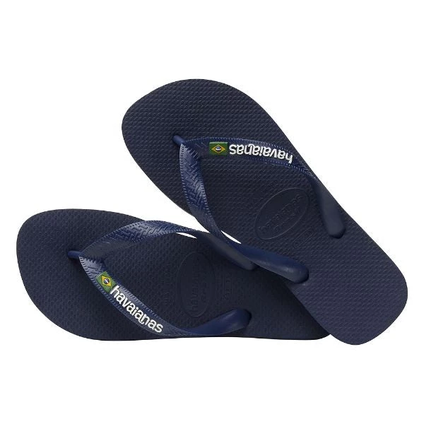 HAVAIANAS - Unisex Brazil Logo (Navy Blue) Footwear 6 HAVAIANAS - Unisex Brazil Logo (Navy Blue) Footwear
