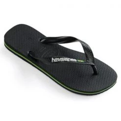HAVAIANAS - Unisex Brazil Logo (Black)