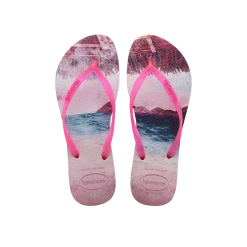 HAVAIANAS - Ladies Slim Paisage Flip Flops
