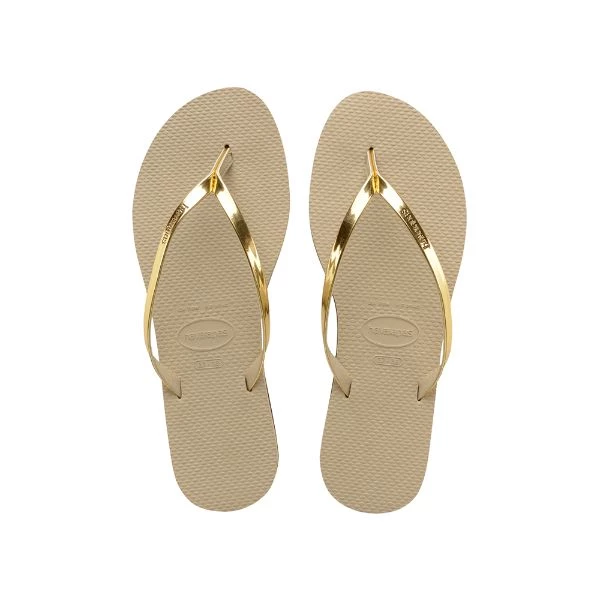 Footwear HAVAIANAS - Ladies You Metallic Flip Flops 3 Footwear HAVAIANAS - Ladies You Metallic Flip Flops