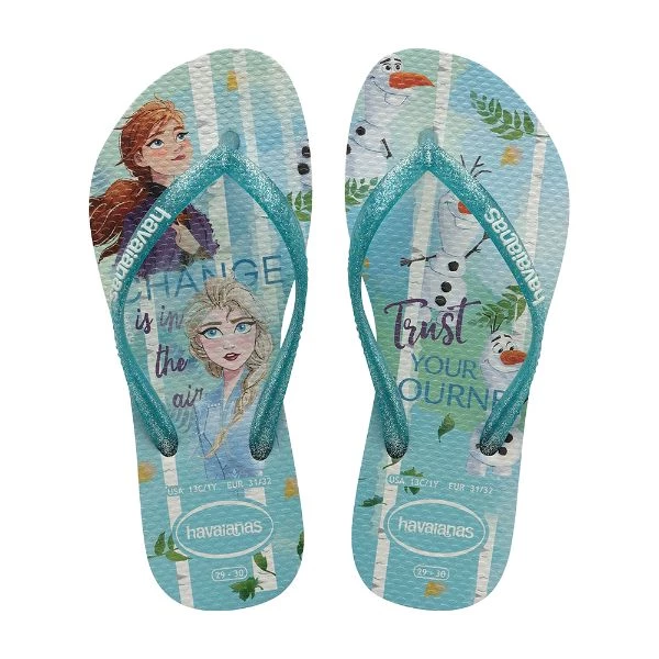 HAVAIANAS - Kids Slim Frozen Flip Flops 3 HAVAIANAS - Kids Slim Frozen Flip Flops