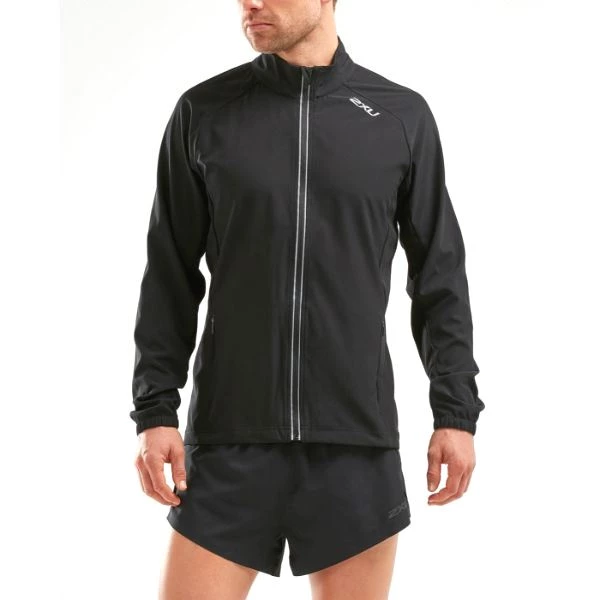 2XU - Men's Xvent Run Jacket (Black) 3 2XU - Men's Xvent Run Jacket (Black)