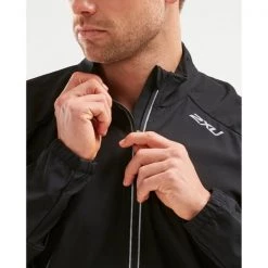 2XU - Men's Xvent Run Jacket (Black) 5 2XU - Men's Xvent Run Jacket (Black)