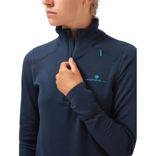 RONHILL - Women's Tech Matrix 1/2 Zip Tee Run/Trail 5 RONHILL - Women's Tech Matrix 1/2 Zip Tee Run/Trail