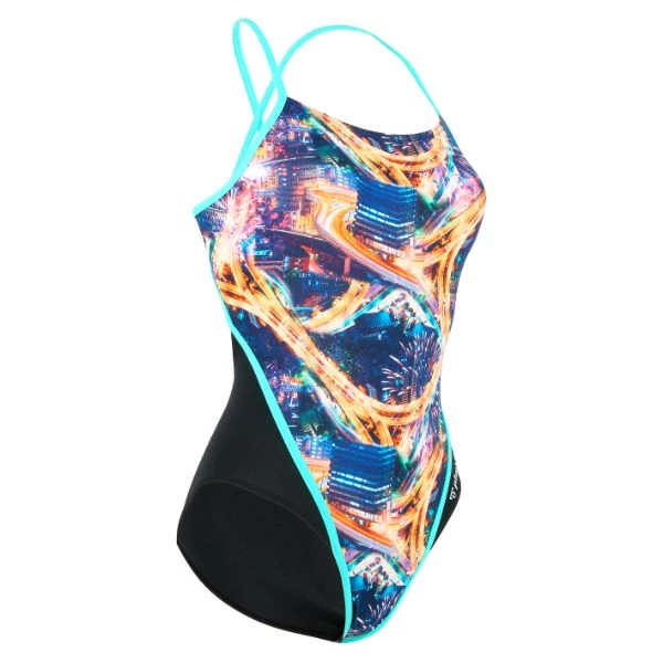 AQUA SPHERE - Phelps Trafic Racing Back Costume (Multicolor / Black) One Piece/Swimsuit 5 AQUA SPHERE - Phelps Trafic Racing Back Costume (Multicolor / Black) One Piece/Swimsuit