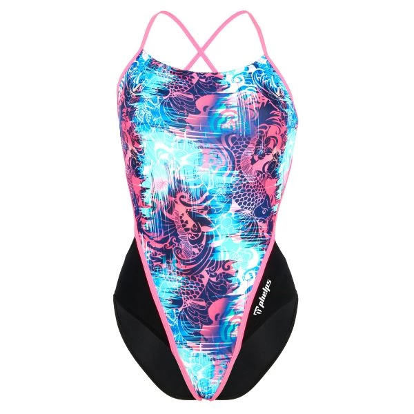 One Piece/Swimsuit AQUA SPHERE - Phelps Dragon Racing Back Costume (Multicolor/Black) 3 One Piece/Swimsuit AQUA SPHERE - Phelps Dragon Racing Back Costume (Multicolor/Black)