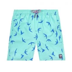 Tom&Teddy TOM & TEDDY - Boy's Shorts (Aqua Green Birds)