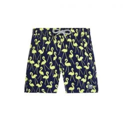 Tom&Teddy TOM & TEDDY - Boy's Shorts (Dark Blue & Yellow Flamingo) Other Sports