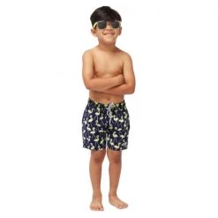 Tom&Teddy TOM & TEDDY - Boy's Shorts (Dark Blue & Yellow Flamingo) Other Sports