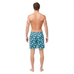 Tom&Teddy TOM & TEDDY - Men's Shorts (Aqua & Navy Leaves) Other Sports 12 Tom&Teddy TOM & TEDDY - Men's Shorts (Aqua & Navy Leaves) Other Sports
